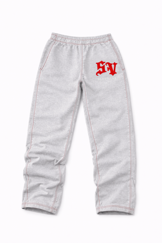 RED THREAD SWEATPANTS